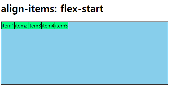 flex-start