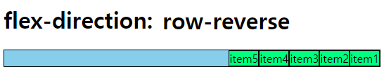 row-reverse