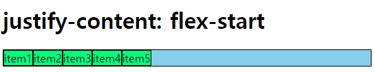 flex-start